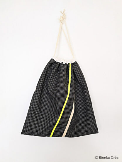 Sac à pain noir – Image 2