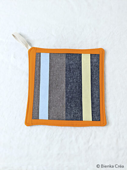 Manique multicolore et à rayures bleues – Image 2