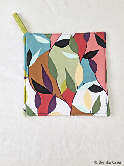 Manique multicolore à motifs floraux – Image 3