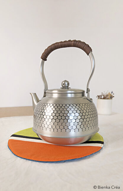 Dessous de plat orange et vert – Image 2
