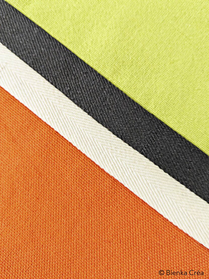 Dessous de plat orange et vert – Image 3