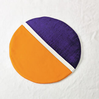 Dessous de plat orange et violet
