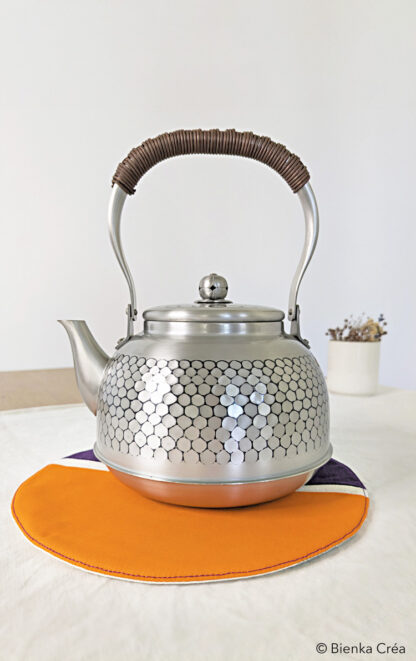 Dessous de plat orange et violet – Image 2