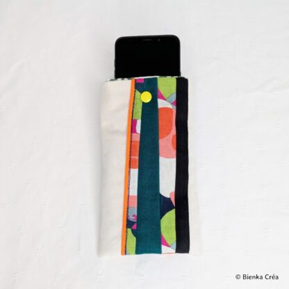 Étui-pochette crème et patchwork – Image 5