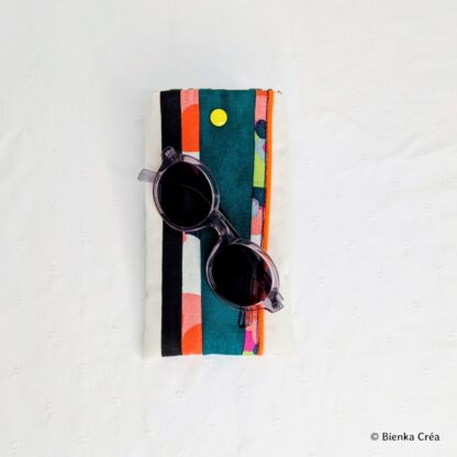 Étui-pochette crème et patchwork – Image 4