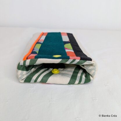 Étui-pochette crème et patchwork – Image 2
