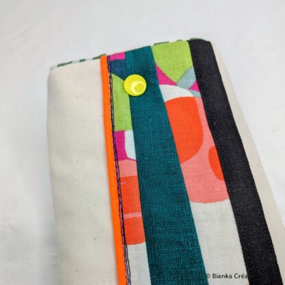 Étui-pochette crème et patchwork – Image 3
