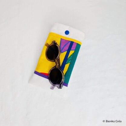 Etui pochette crème et patchwork – Image 4
