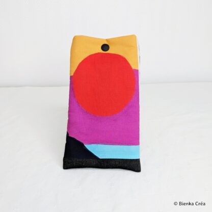 Étui-pochette noir et multicolore – Image 2