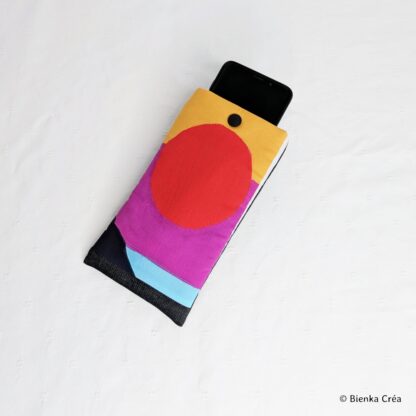 Étui-pochette noir et multicolore – Image 3