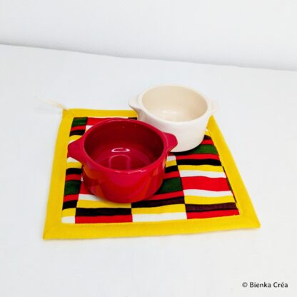 Manique jaune et multicolore – Image 2