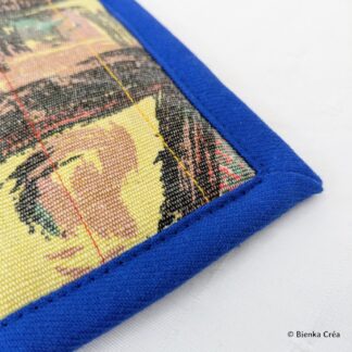 Manique bleue et jaune