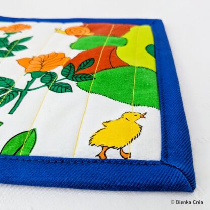 Manique bleue et multicolore – Image 2