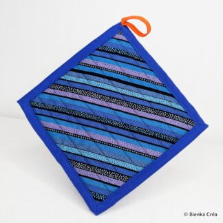 Manique bleue graphique