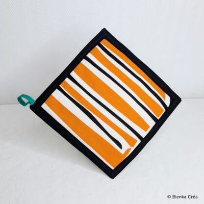 Manique orange et noire – Image 2