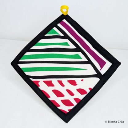 Manique noire et multicolore – Image 2